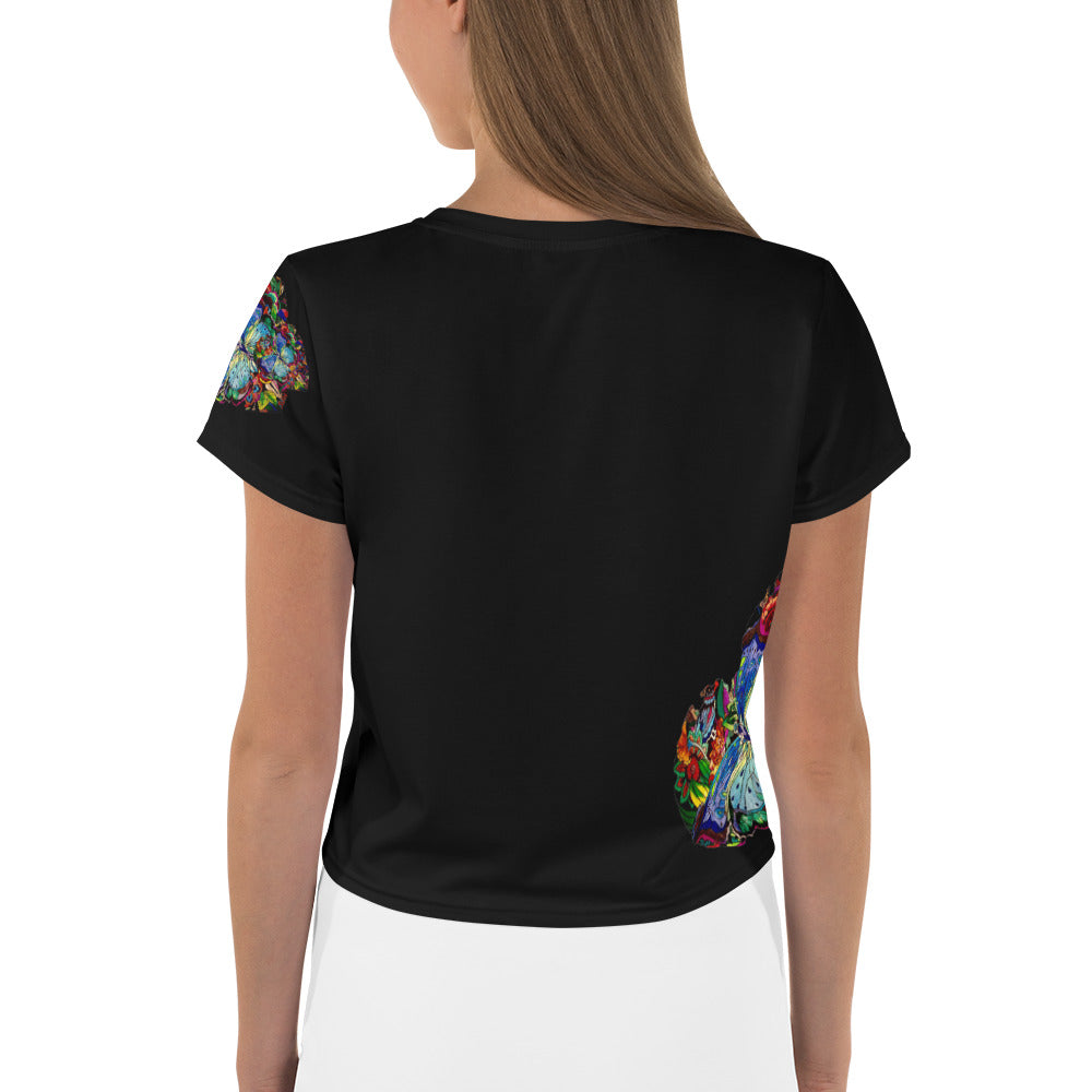 All-Over Print Crop Tee