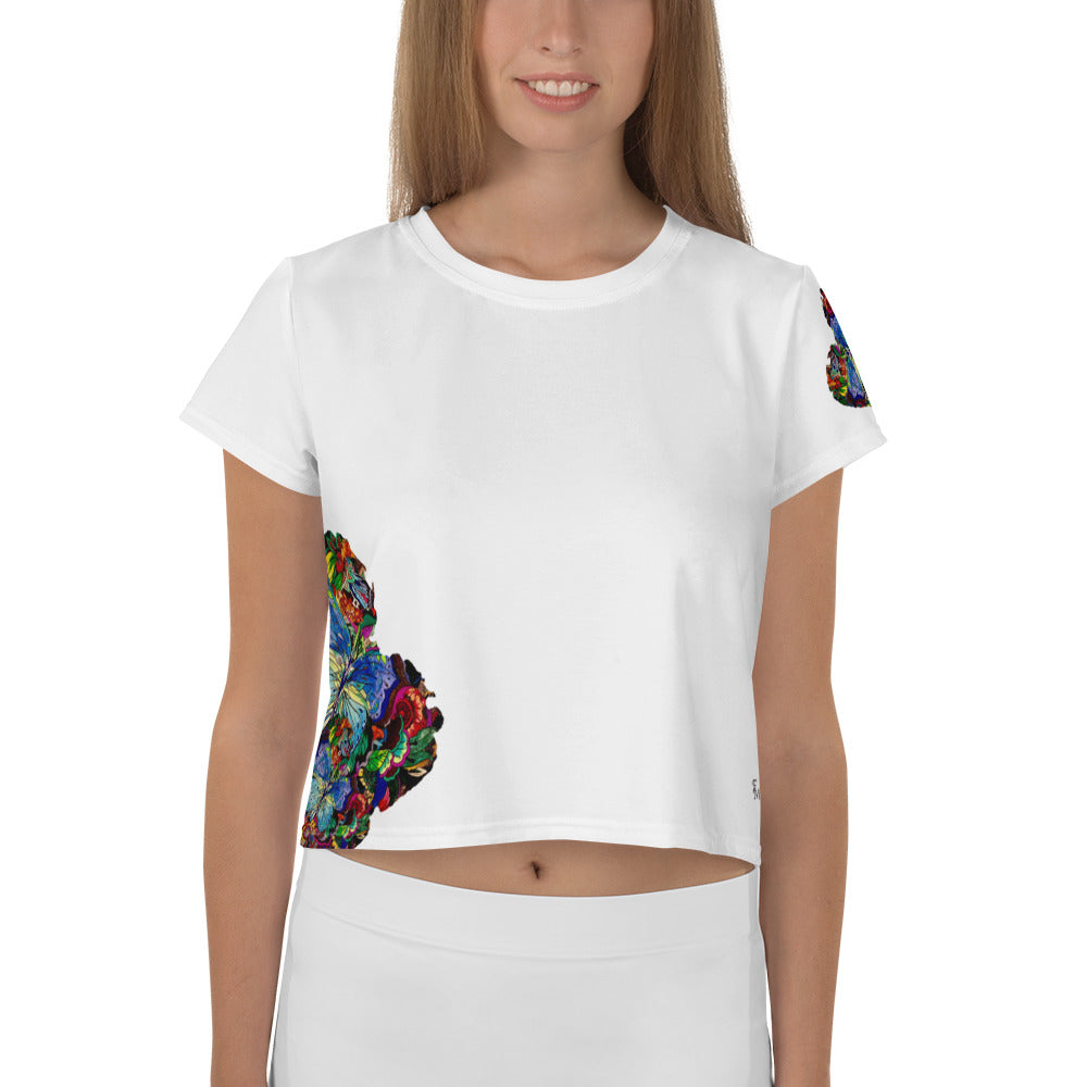 All-Over Print Crop Tee