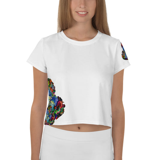 All-Over Print Crop Tee
