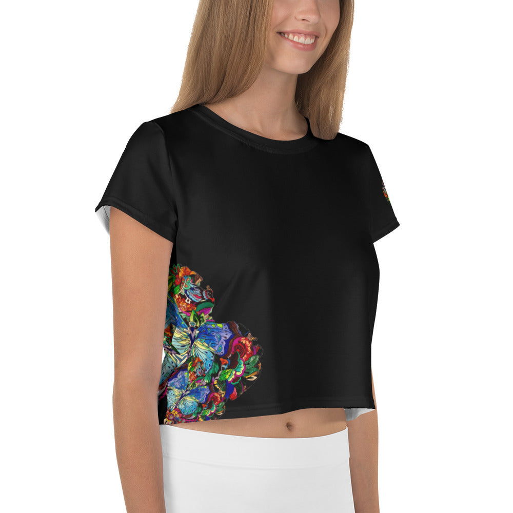All-Over Print Crop Tee