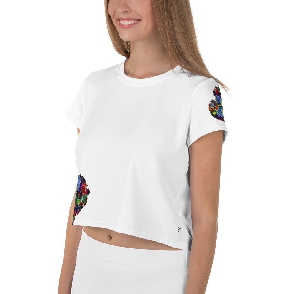 All-Over Print Crop Tee